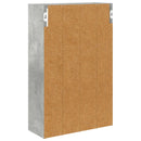 vidaXL Fürdőszobai faliszekrény Beton Szürke 40 x 16 x 62,5 cm