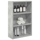 vidaXL Fürdőszobai faliszekrény Beton Szürke 40 x 16 x 62,5 cm