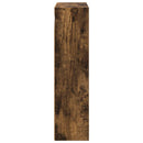 vidaXL Fürdőszobai faliszekrény Füstölt Tölgy 40 x 16 x 62,5 cm