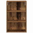 vidaXL Fürdőszobai faliszekrény Öreg fa 40 x 16 x 62,5 cm Mérnöki fa