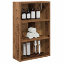 vidaXL Fürdőszobai faliszekrény Öreg fa 40 x 16 x 62,5 cm Mérnöki fa