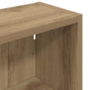 vidaXL Fürdőszobai faliszekrény Kézműves Tölgy 40 x 16 x 62,5 cm