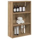 vidaXL Fürdőszobai faliszekrény Kézműves Tölgy 40 x 16 x 62,5 cm
