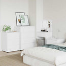 vidaXL Tároló szekrények 2 pcs Fehér 80 x 48 x 105 cm Faanyag