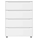 vidaXL Tároló szekrények 2 pcs Fehér 80 x 48 x 105 cm Faanyag