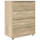vidaXL Tároló szekrények Sonoma tölgy 80 x 48 x 105 cm Faanyag