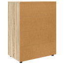 vidaXL Tároló szekrények Sonoma tölgy 80 x 48 x 105 cm Faanyag