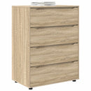 vidaXL Tároló szekrények Sonoma tölgy 80 x 48 x 105 cm Faanyag