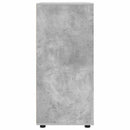vidaXL Tároló szekrények Beton Szürke 80 x 48 x 105 cm Faanyag