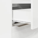vidaXL Tároló szekrények Magas Fényű Fehér 80 x 48 x 105 cm Faanyag