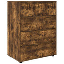 vidaXL Tároló szekrények 2 pcs Füstölt tölgy 80 x 48 x 105 cm Faanyag