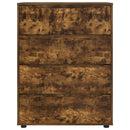 vidaXL Tároló szekrények 2 pcs Füstölt tölgy 80 x 48 x 105 cm Faanyag