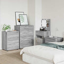 vidaXL Tároló szekrények 2 pcs Szürke Sonoma 80 x 48 x 105 cm Faanyag