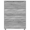 vidaXL Tároló szekrények Szürke Sonoma 80 x 48 x 105 cm Faanyag