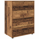 vidaXL Tároló szekrények Öreg fa 80 x 48 x 105 cm Faanyag
