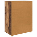 vidaXL Tároló szekrények Öreg fa 80 x 48 x 105 cm Faanyag