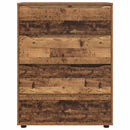 vidaXL Tároló szekrények Öreg fa 80 x 48 x 105 cm Faanyag
