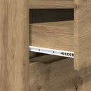 vidaXL Tároló szekrények 2 pcs Artisan tölgy 80 x 48 x 105 cm Faanyag