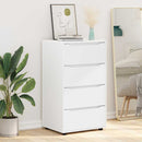 vidaXL Tároló szekrények 2 pcs Fehér 60 x 48 x 105 cm Faanyag