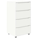 vidaXL Tároló szekrények 2 pcs Fehér 60 x 48 x 105 cm Faanyag