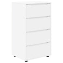 vidaXL Tároló szekrények Fehér 60 x 48 x 105 cm Faanyag