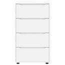 vidaXL Tároló szekrények 2 pcs Fehér 60 x 48 x 105 cm Faanyag