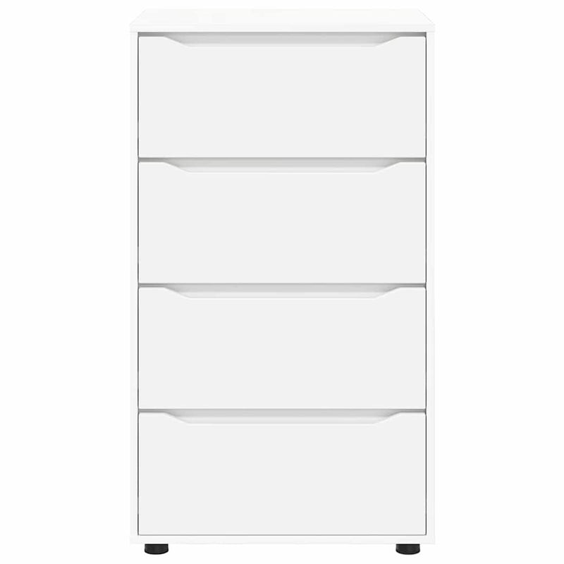 vidaXL Tároló szekrények 2 pcs Fehér 60 x 48 x 105 cm Faanyag