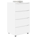 vidaXL Tároló szekrények Fehér 60 x 48 x 105 cm Faanyag