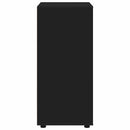 vidaXL Tároló szekrények 2 pcs Fekete 60 x 48 x 105 cm Faanyag