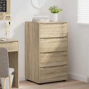 vidaXL Tároló szekrények Sonoma tölgy 60 x 48 x 105 cm Faanyag