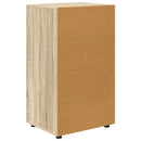 vidaXL Tároló szekrények Sonoma tölgy 60 x 48 x 105 cm Faanyag
