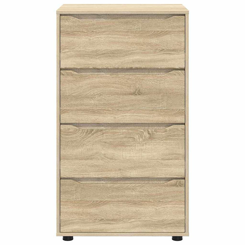 vidaXL Tároló szekrények 2 pcs Sonoma tölgy 60 x 48 x 105 cm Faanyag