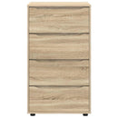 vidaXL Tároló szekrények Sonoma tölgy 60 x 48 x 105 cm Faanyag
