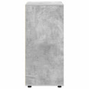 vidaXL Tároló szekrények 2 pcs Beton Szürke 60 x 48 x 105 cm Faanyag