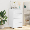 vidaXL Tároló szekrények Magas Fényű Fehér 60 x 48 x 105 cm Faanyag
