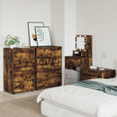 vidaXL Tároló szekrények 2 pcs Füstölt tölgy 60 x 48 x 105 cm Faanyag