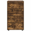 vidaXL Tároló szekrények 2 pcs Füstölt tölgy 60 x 48 x 105 cm Faanyag