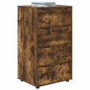 vidaXL Tároló szekrények 2 pcs Füstölt tölgy 60 x 48 x 105 cm Faanyag