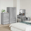 vidaXL Tároló szekrények 2 pcs Szürke Sonoma 60 x 48 x 105 cm Faanyag