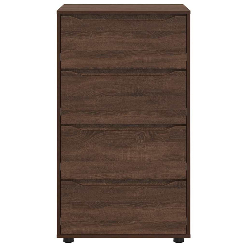 vidaXL Tároló szekrények 2 pcs Barna Tölgy 60 x 48 x 105 cm Faanyag