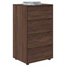 vidaXL Tároló szekrények 2 pcs Barna Tölgy 60 x 48 x 105 cm Faanyag