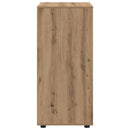 vidaXL Tároló szekrények 2 pcs Artisan tölgy 60 x 48 x 105 cm Faanyag