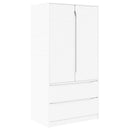 vidaXL Fürdőszoba Székény fiókkal Fehér 79,5 x 49 x 156 cm Faanyag