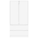 vidaXL Fürdőszoba Székény fiókkal Fehér 79,5 x 49 x 156 cm Faanyag