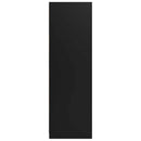 vidaXL Ruhásszekrény fiókkal Fekete 79,5 x 49 x 156 cm Mérnöki fa