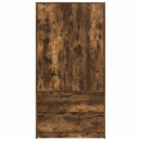 vidaXL Fürdőszoba Székény Füstölt tölgy 79,5 x 49 x 156 cm Faanyag