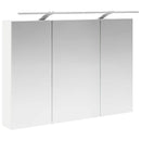 vidaXL Fürdőszoba bútor szett 4 db Fehér Szerelt fa és Üveg