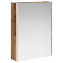 vidaXL Fürdőszoba bútor szett 5 db Antik Fa Szerelt fa és Üveg