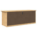 vidaXL Előszoba pad fiókkal BODO Méz barna 118 x 40 x 50 cm Faanyag