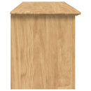 vidaXL Előszoba pad fiókkal BODO Méz barna 118 x 40 x 50 cm Faanyag